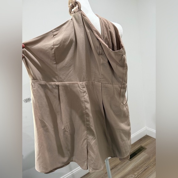 DO+BE Halter Neck Dress in Brown - Picture 11 of 13